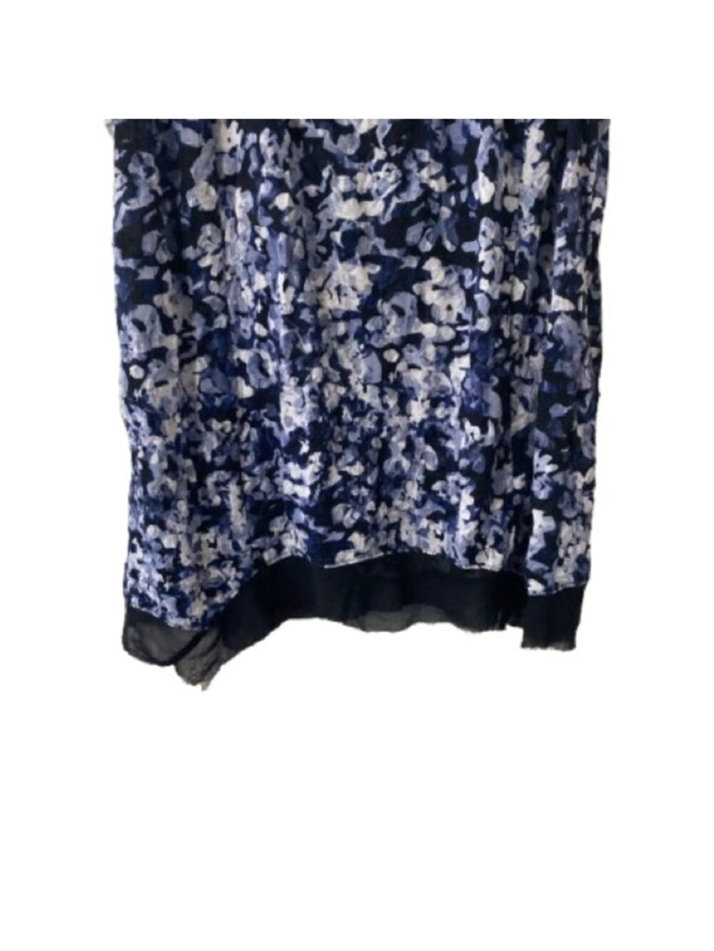 Blue and White Patterned Tank Top - Picture 2 of 8
